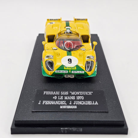 Mysterious Ferrari 512S Spyder #9 Escuderia Montjuich 24Hrs Le Mans 1970 1/43 Scale