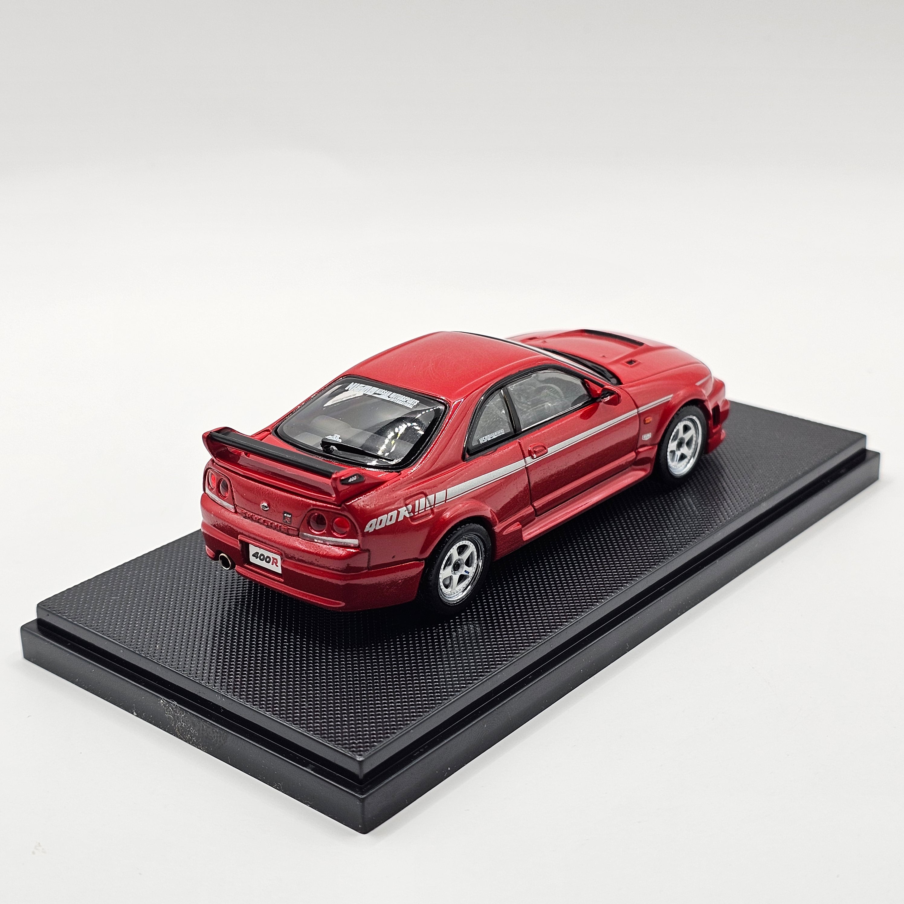 美品◆ EBBRO 1/43 1995 Calsonic Skyline R33 EBBRO Nissan Skyline NISMO 400R R33 GT-R 1996 Red 1/43 Scale