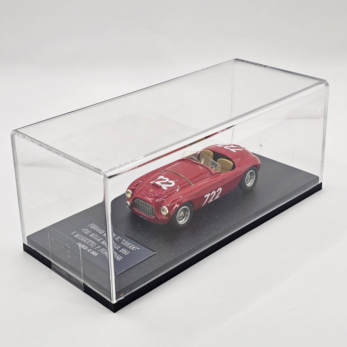 Faenza 43 Ferrari 166 Spyder Corsa #722 Marzotto/Fontana Mille Miglia 1950 1/43 Scale
