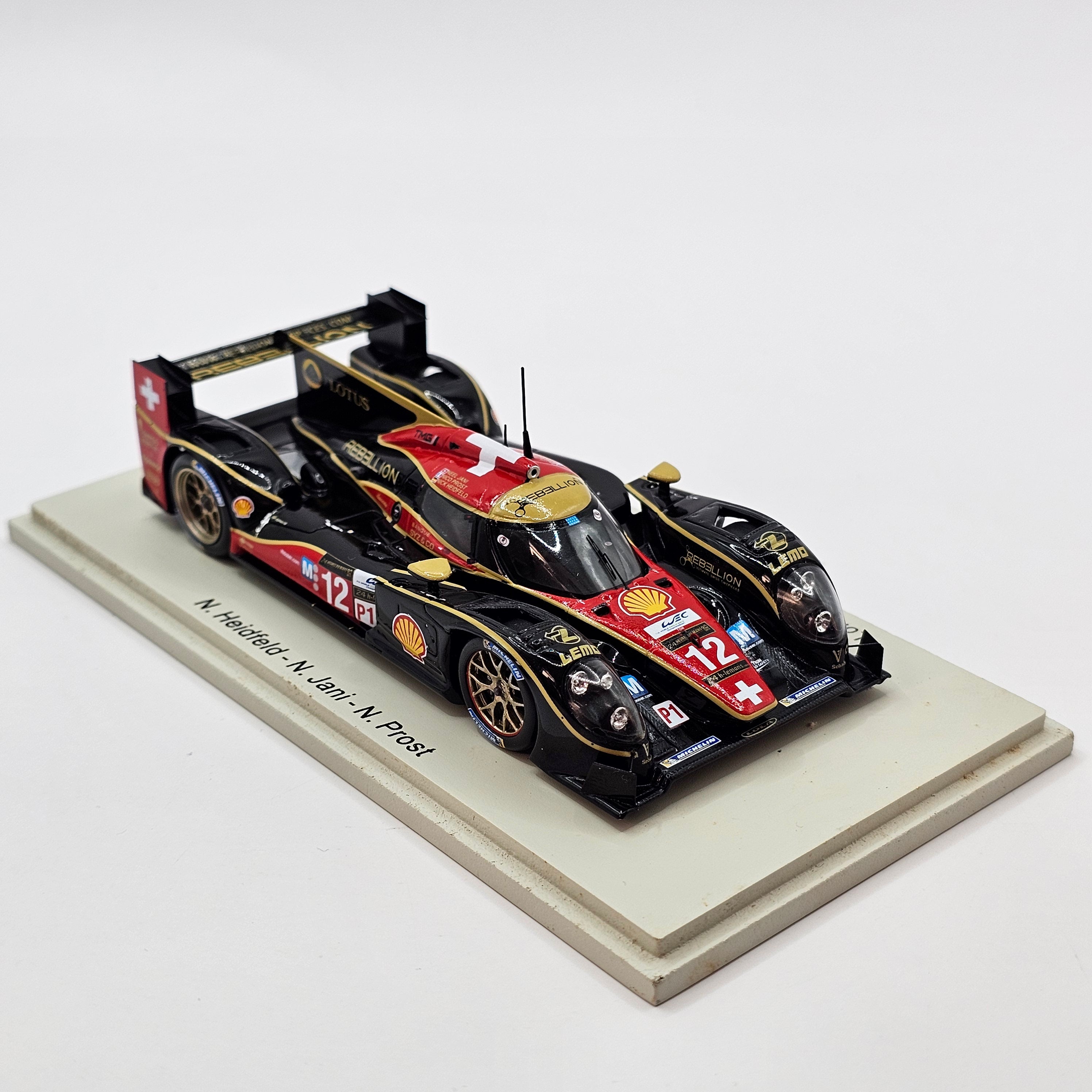 1/43　レベリオンレーシング　ローラB12/60　ル・マン2012　No.13 Spark Lola B12/60 Toyota #12 Rebellion Racing Le Mans 2013 1/43 Scale