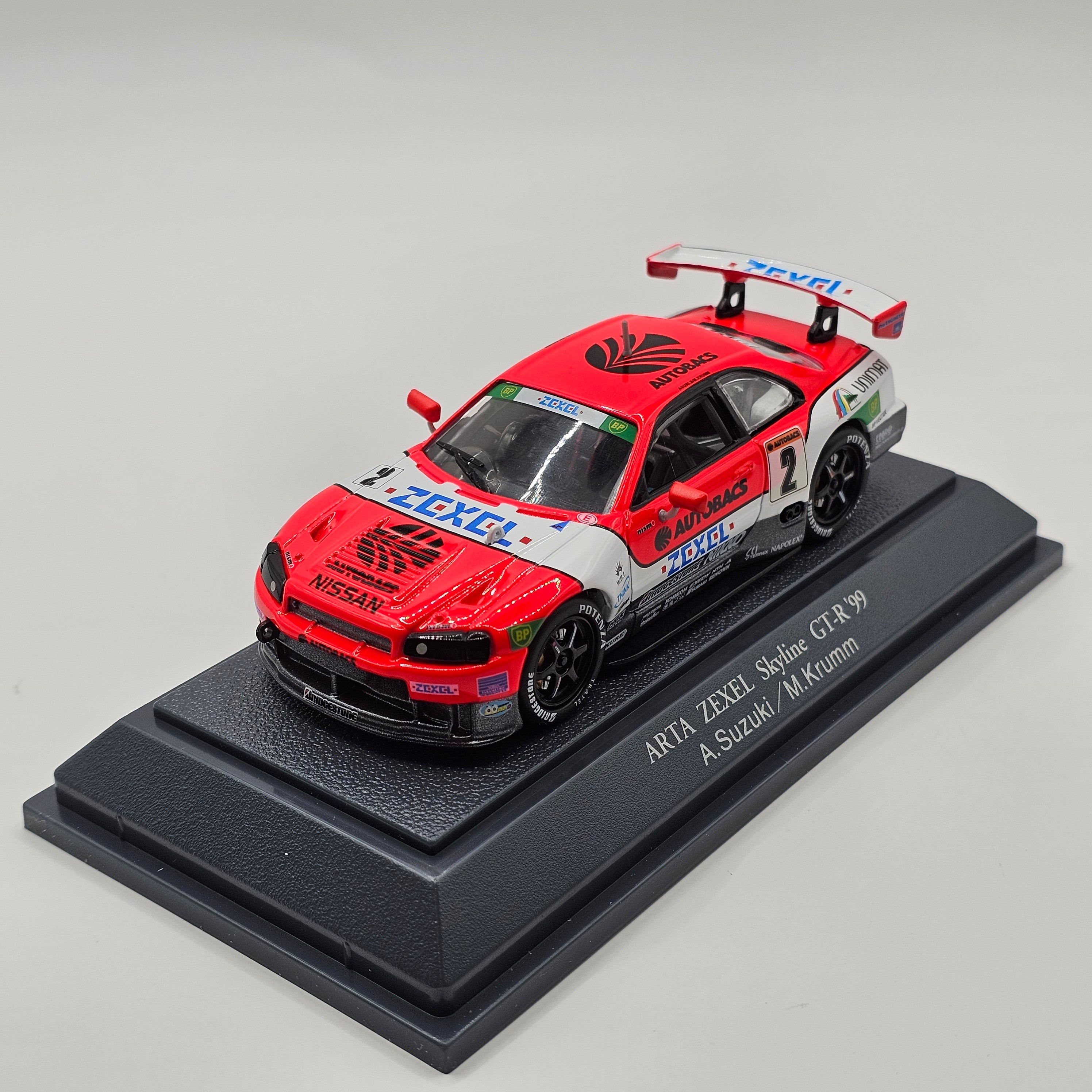 Nikko Spirit Nissan Skyline GT-R #2 ARTA Zexel JGTC GT500 1999 1/43 Sc