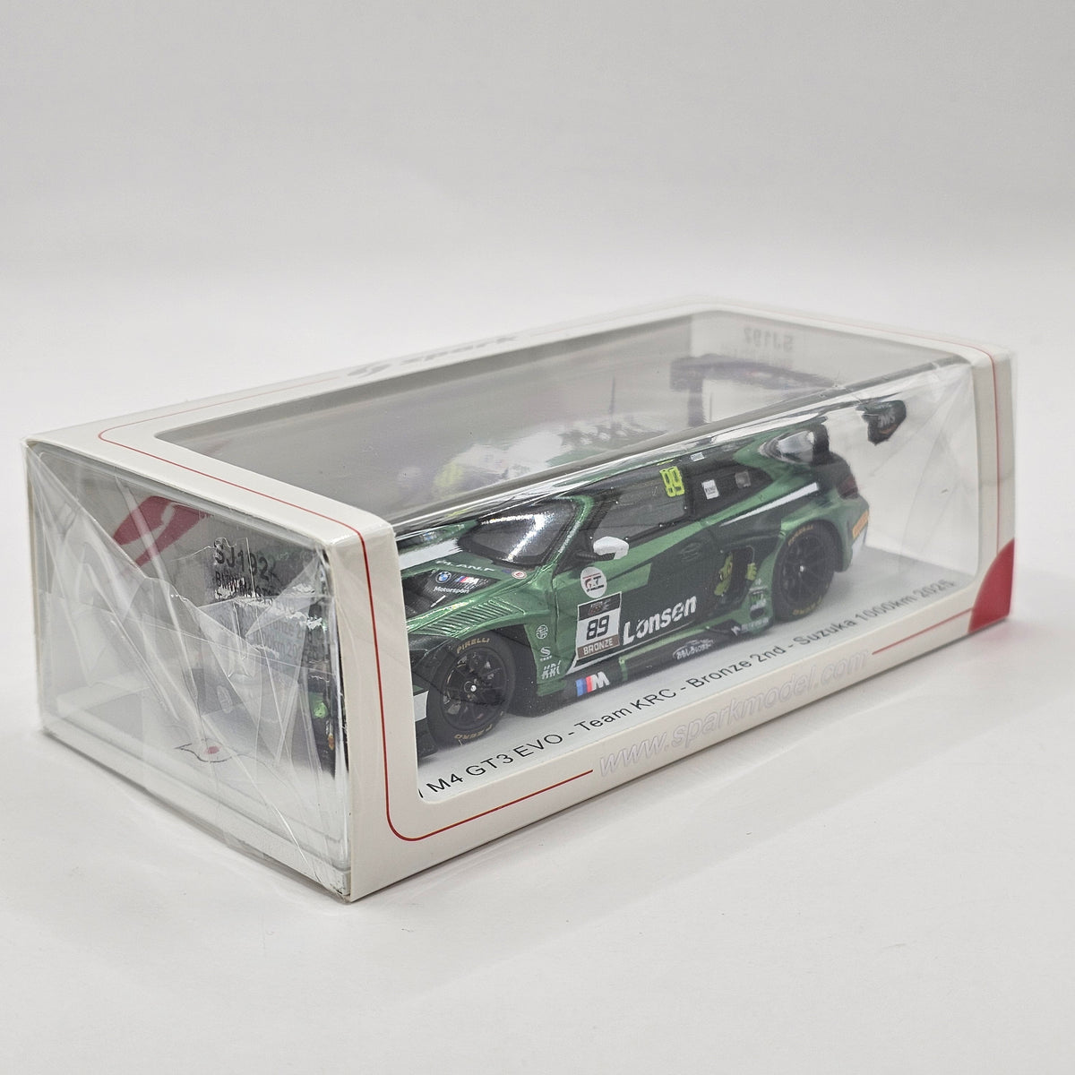 Spark BMW M4 GT3 EVO #89 Team KRC Suzuka 1000KM 2025 1/43 Scale SJ192
