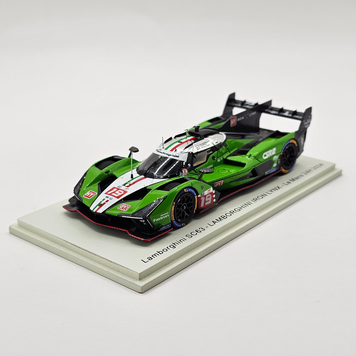 Spark Lamborghini SC63 #19 Lamborghini Iron Lynx 24Hrs Le Mans 2024 1/43 Scale
