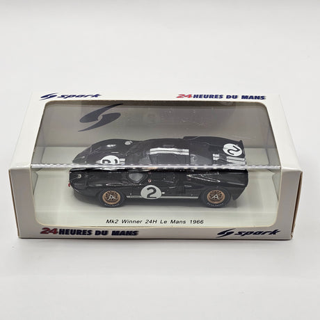 Spark Ford GT40 MKII #2 Ford Motor Company Winner 24Hrs Le Mans 1966 1/43 Scale