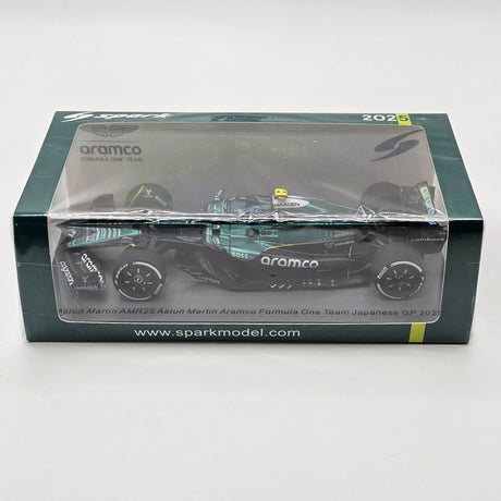 Spark Aston Martin AMR25 #14 Fernando Alonso Japanese GP 2025 1/43 Scale