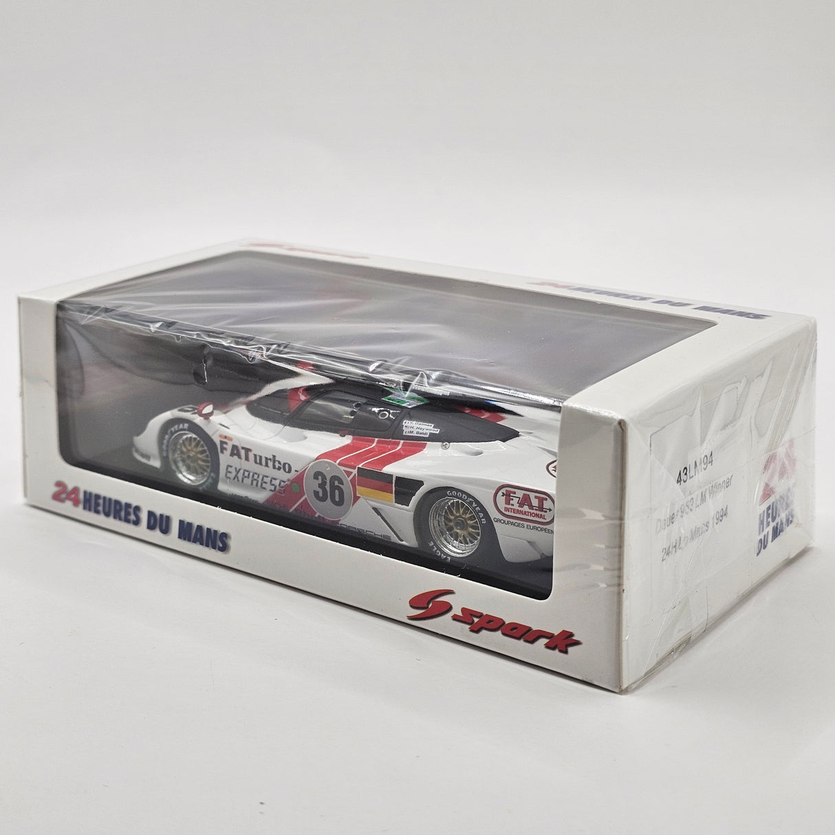Spark Porsche Dauer 962 #36 Le Mans Porsche Team 24Hrs Le Mans 1994 Winner 1/43 Scale