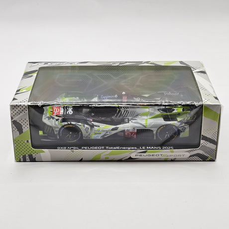 Spark Peugeot 9X8 #94 Peugeot Totalenergies 24Hrs Le Mans 2025 1/43 Scale