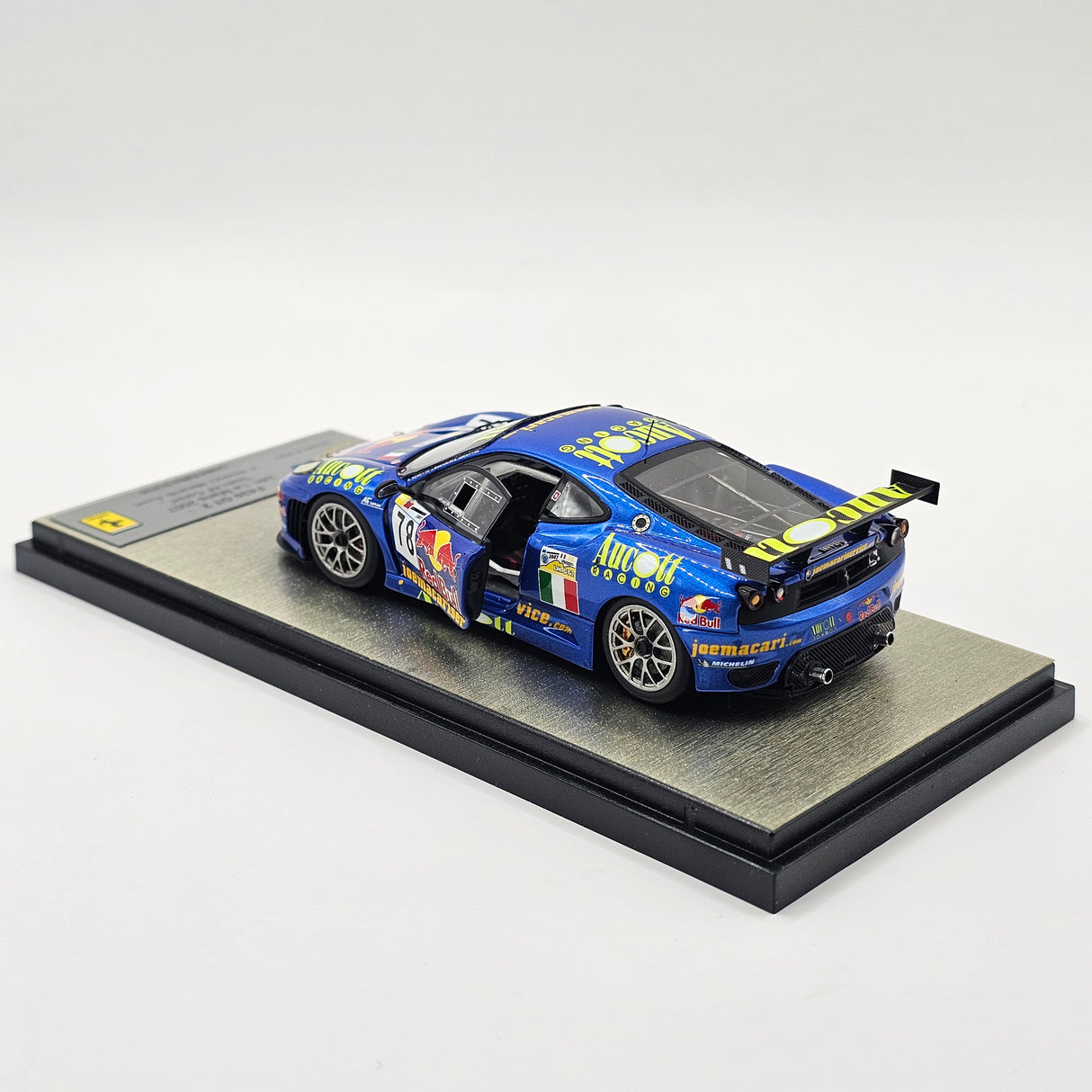 BBR Ferrari F430 GT2 #78 AF Corse Aucott Racing 24Hrs Le Mans 2007 1/43 Scale