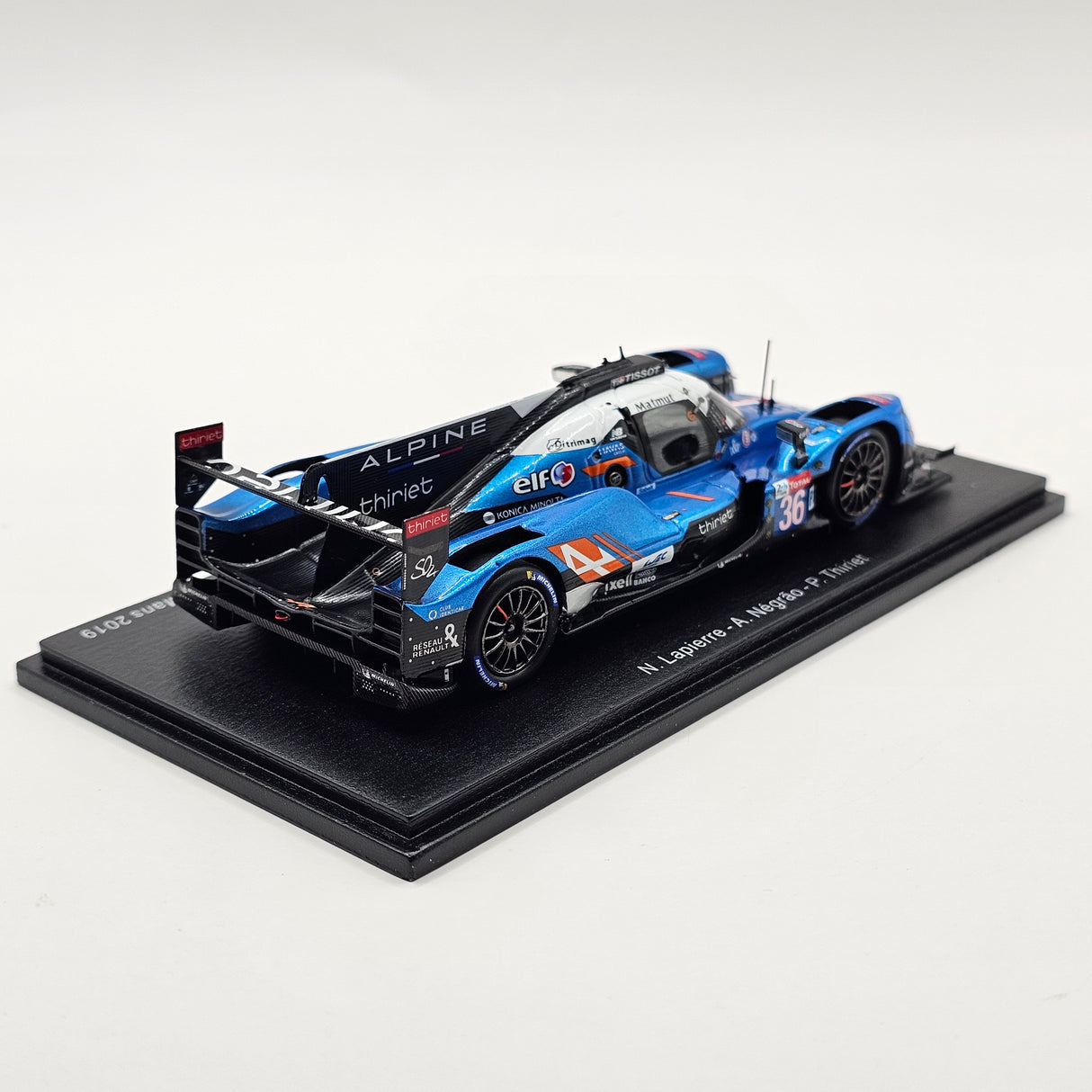 Spark Alpine A470 #36 Signatech Alpine Matmut 24Hr Le Mans 2019 LMP2 Win 1/43 Scale