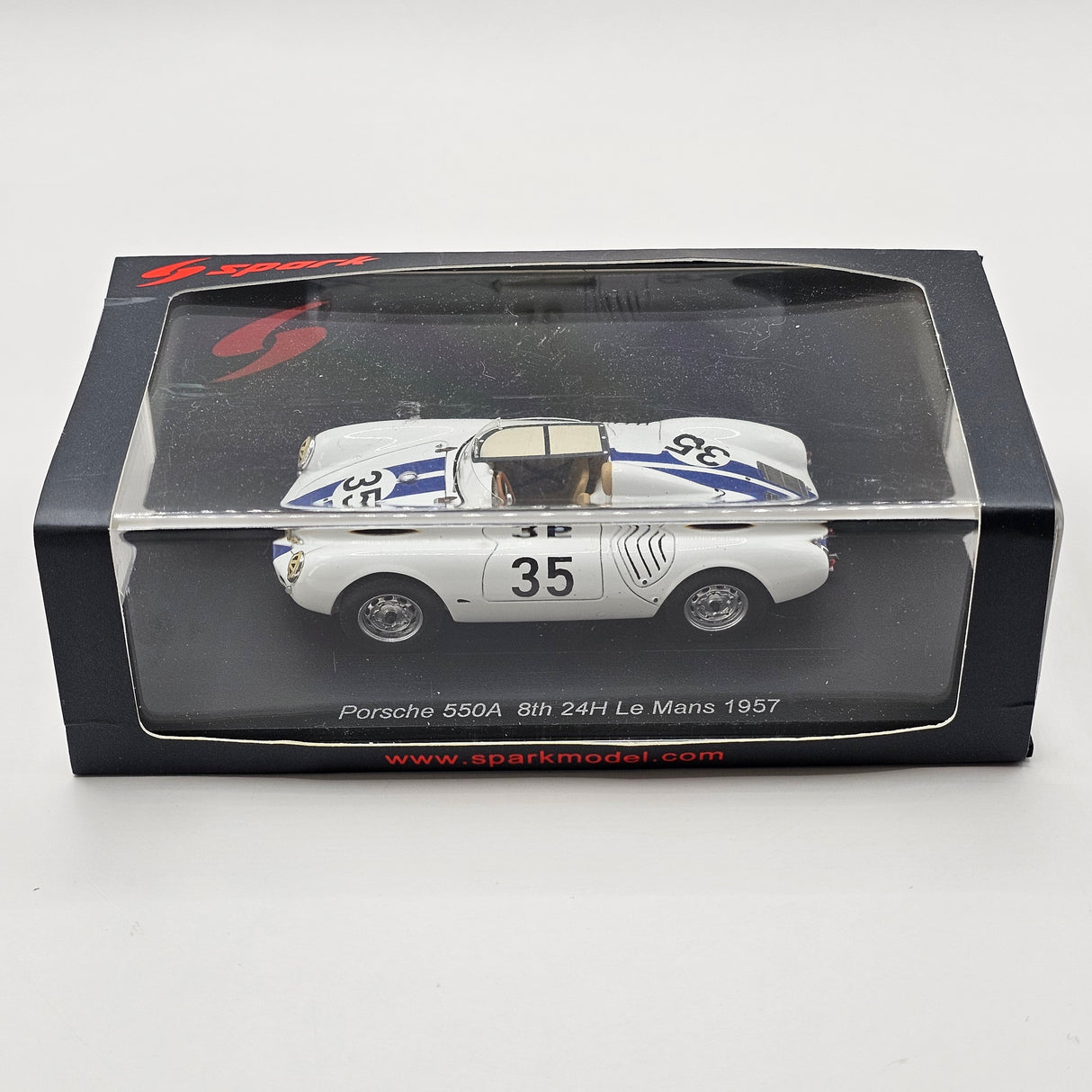 Spark Porsche 550A #35 E. Hugus 24Hrs Le Mans 1957 1/43 Scale S9720