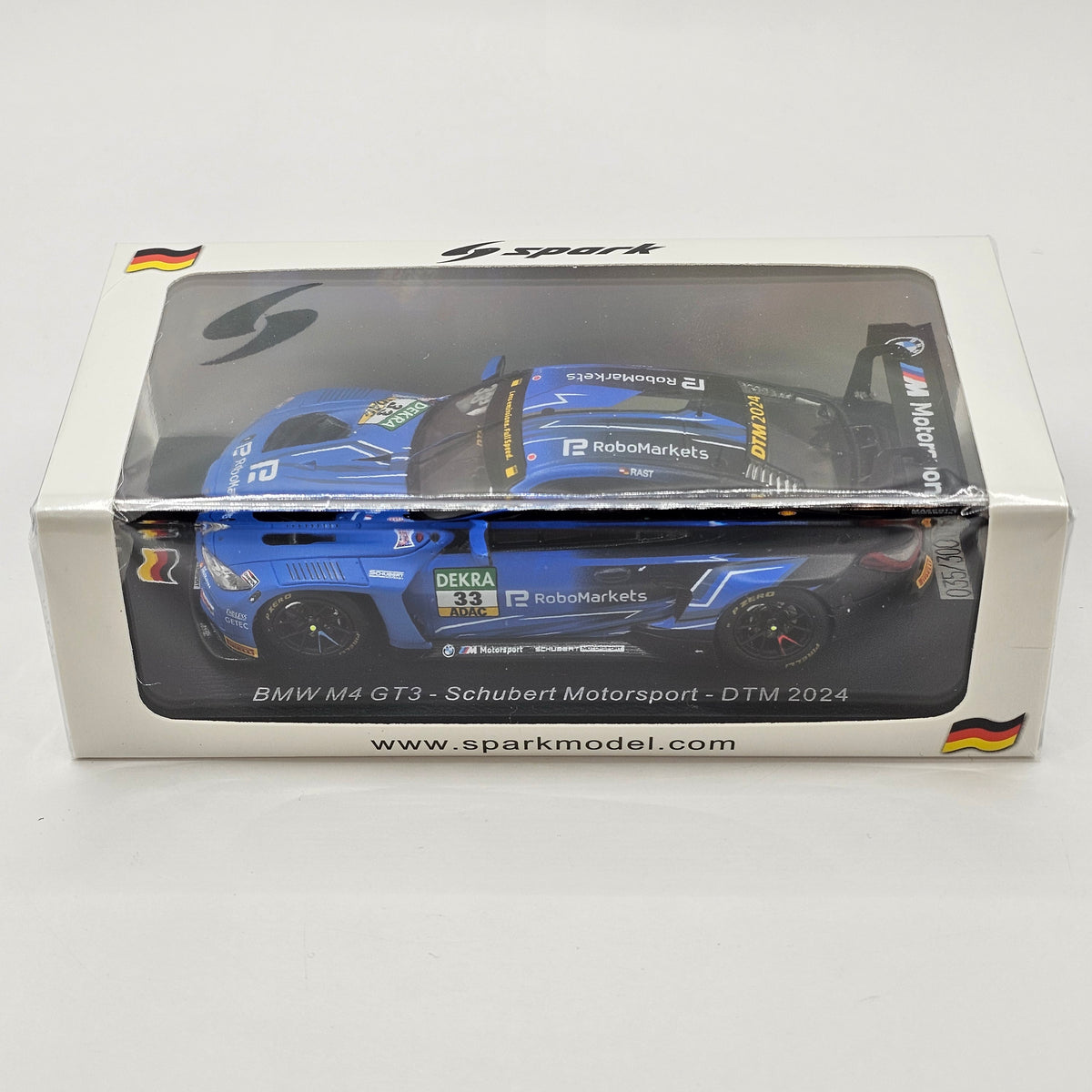 Spark BMW M4 GT3 #33 Schubert Motorsport DTM 2024 1/43 Scale SG966