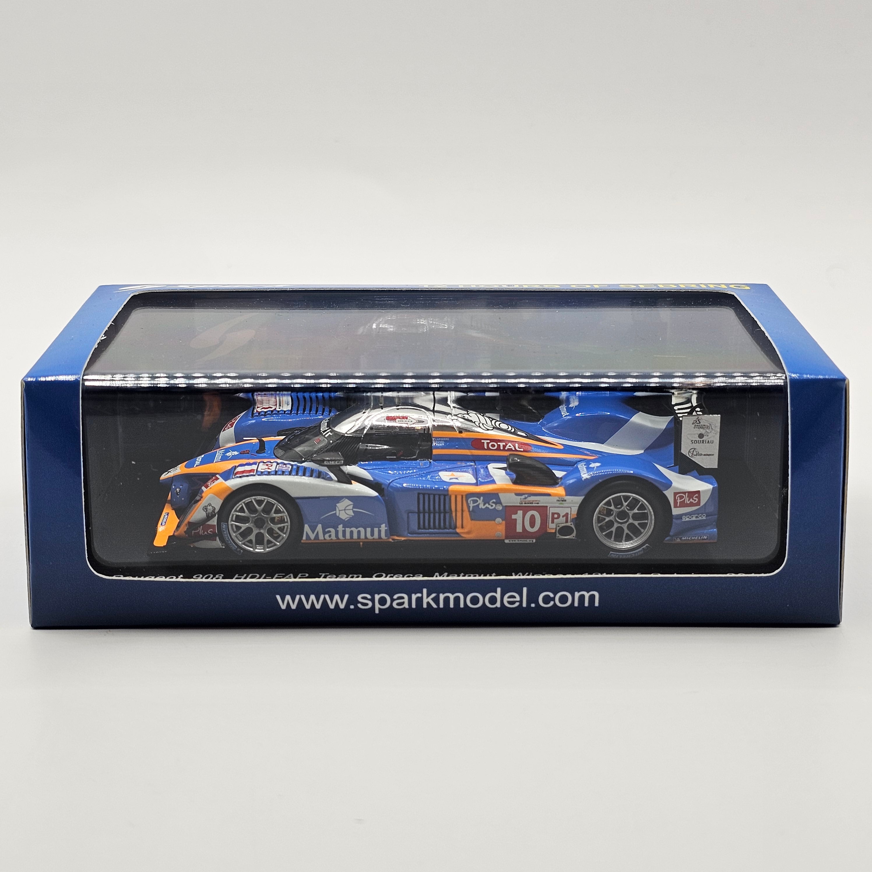 Spark Peugeot 908 HDI FAP #10 Team Oreca Matmut 12H Sebring 2011 Winne