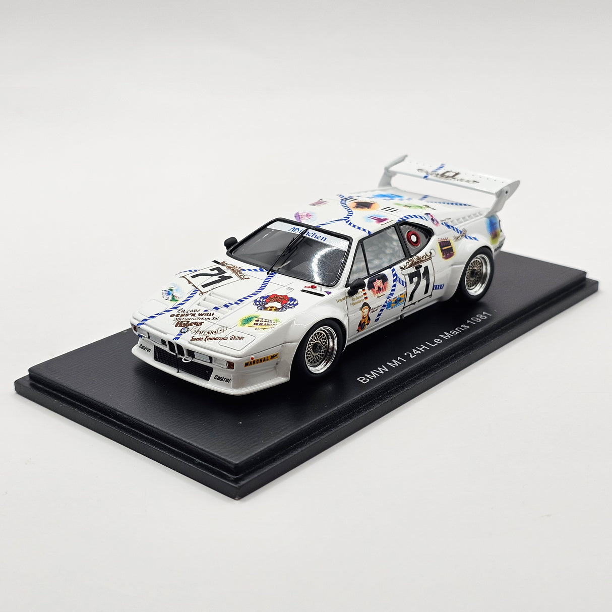 Spark BMW M1 #71 Marko RSM 24Hrs Le Mans 1981 1/43 Scale S6404