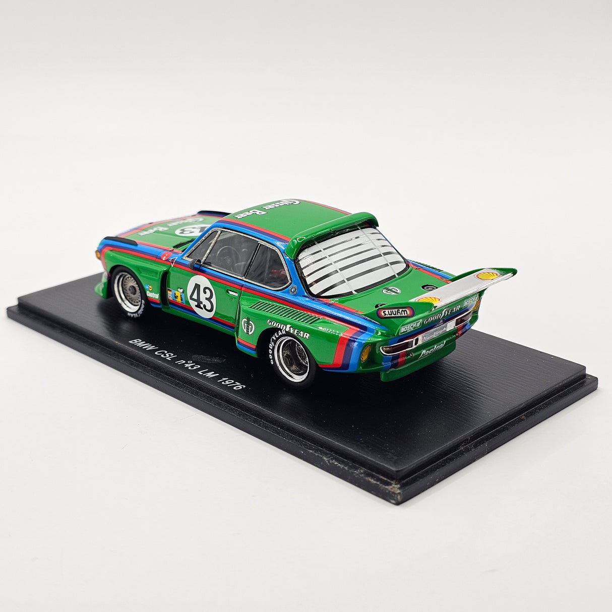 Spark BMW 3.0 CSL #43 Schnitzer Motorsport 24Hrs Le Mans 1976 1/43 Scale S1570