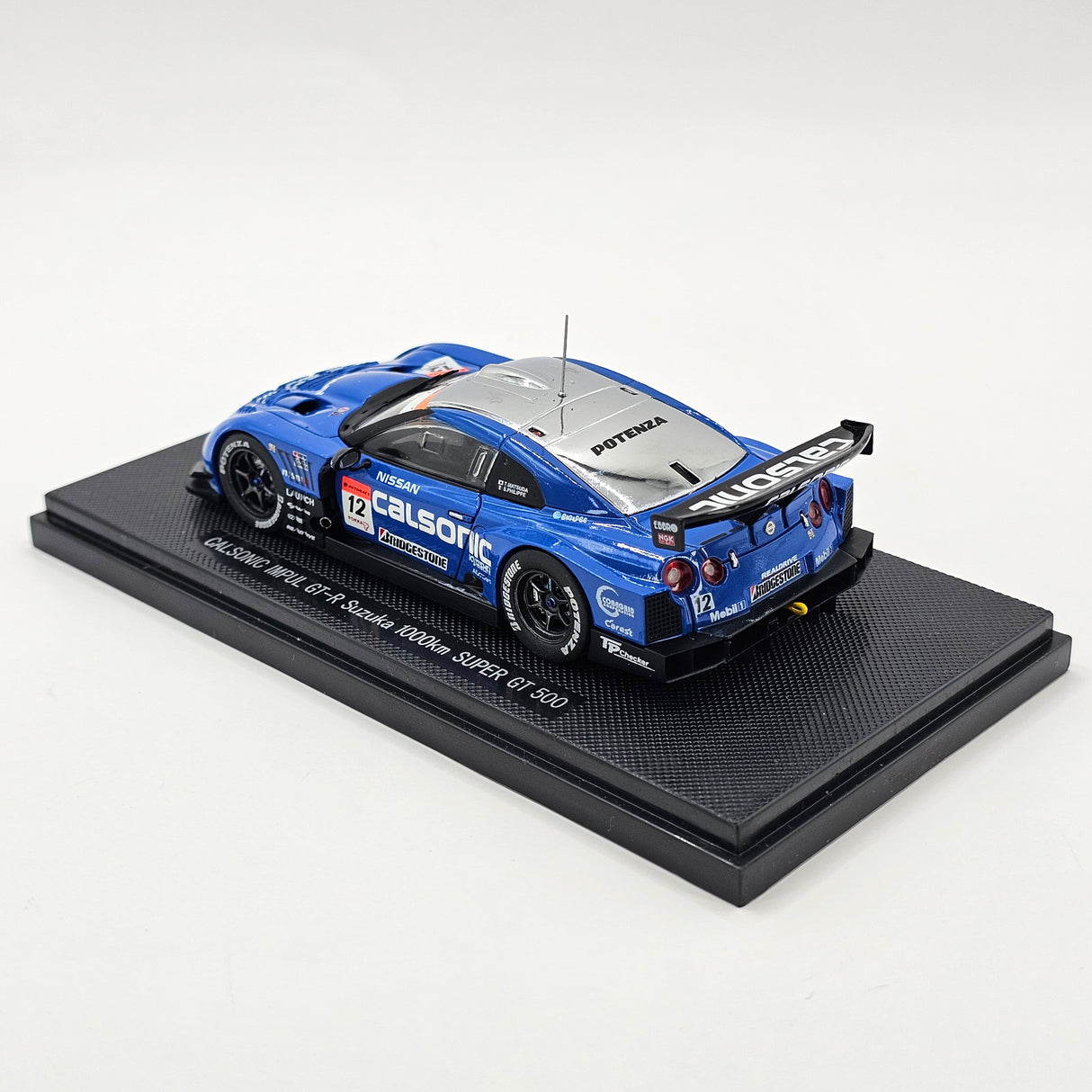 EBBRO Nissan GT-R #12 Calsonic Impul Super GT GT500 Suzuka 1000KM 2008 1/43 Scale