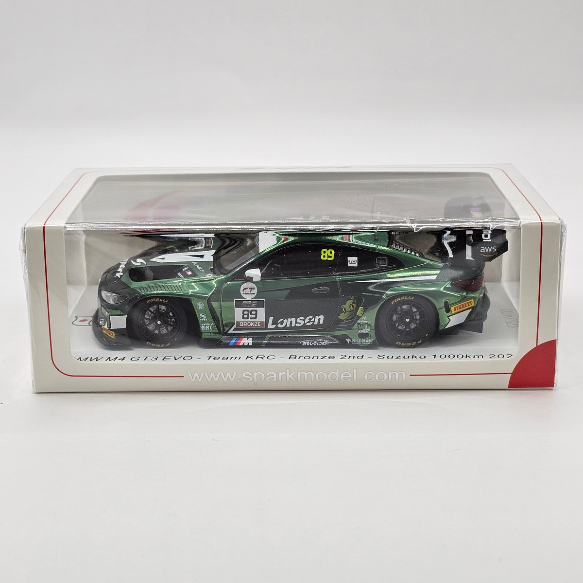Spark BMW M4 GT3 EVO #89 Team KRC Suzuka 1000KM 2025 1/43 Scale SJ192