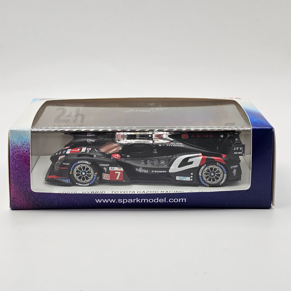 Spark Toyota GR010 Hybrid #7 Gazoo Racing 2nd 2024 Le Mans 1/43 Scale S9115