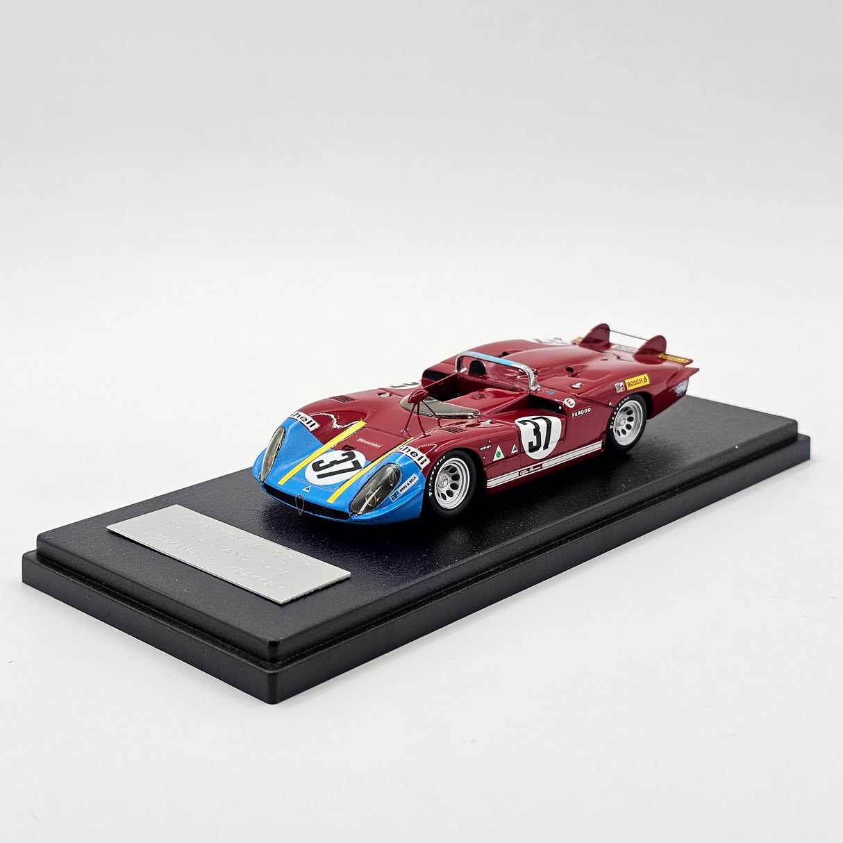 Ciemme 43 Alfa Romeo T33/3 #37 Autodelta SpA 24Hrs Le Mans 1970 1/43 Scale