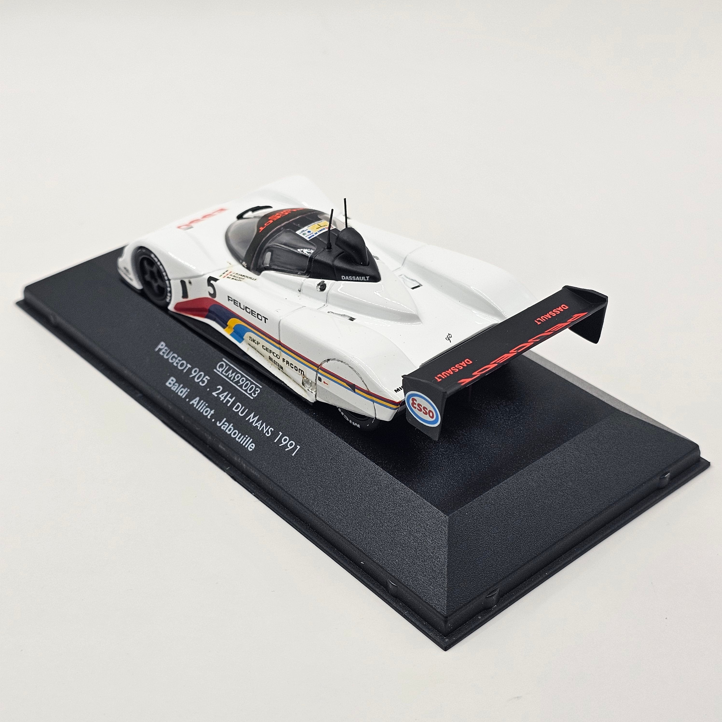 カ*ス様 Quartzo1/43 PEUGEOT905 24H 1991 #5# Quartzo Peugeot 905 #5 Peugeot Talbot Sport Le Mans 24Hrs 1991 1/43 Sc