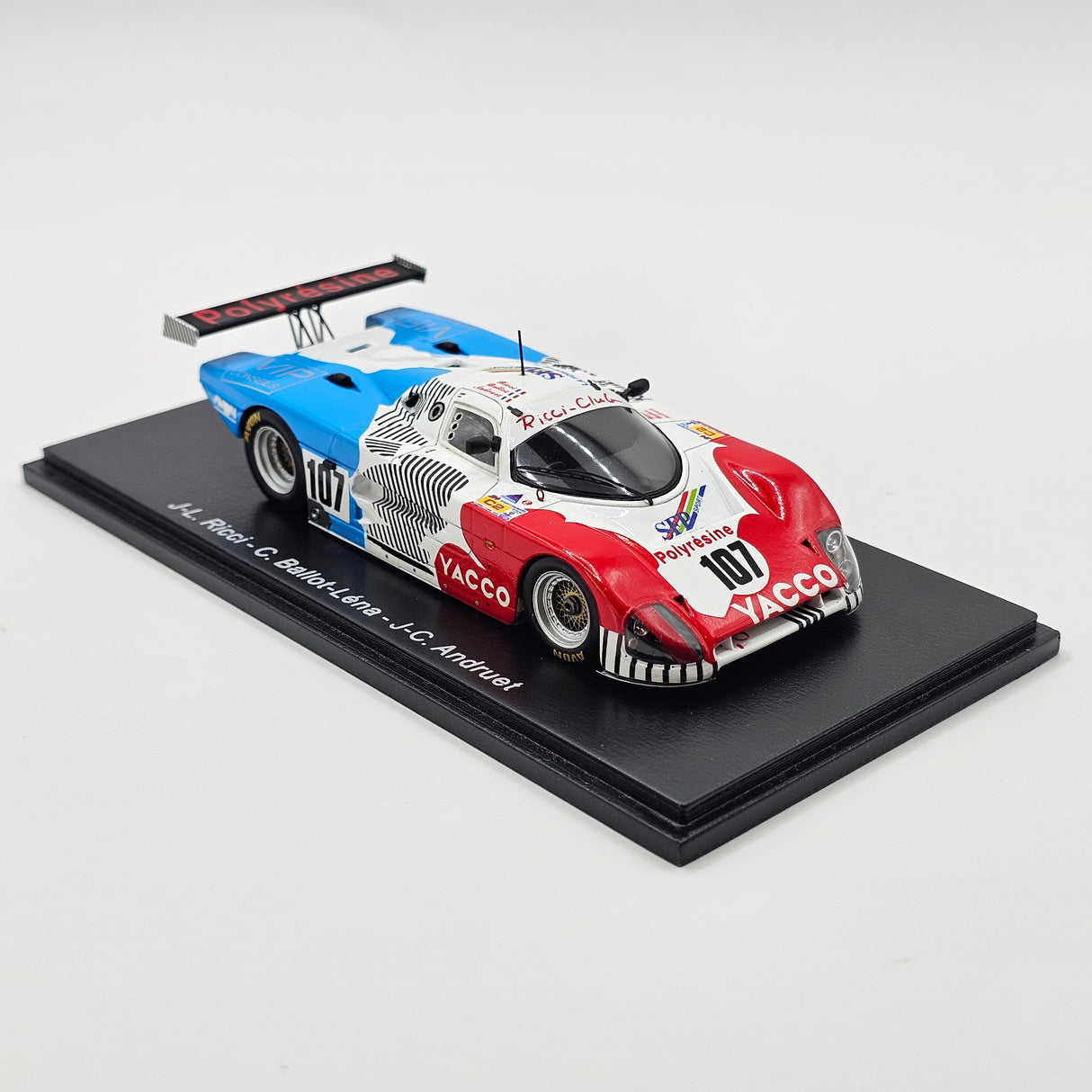 Spark Spice SE88C #107 Chamberlain Engineering 24Hrs Le Mans 1988 1/43 Scale