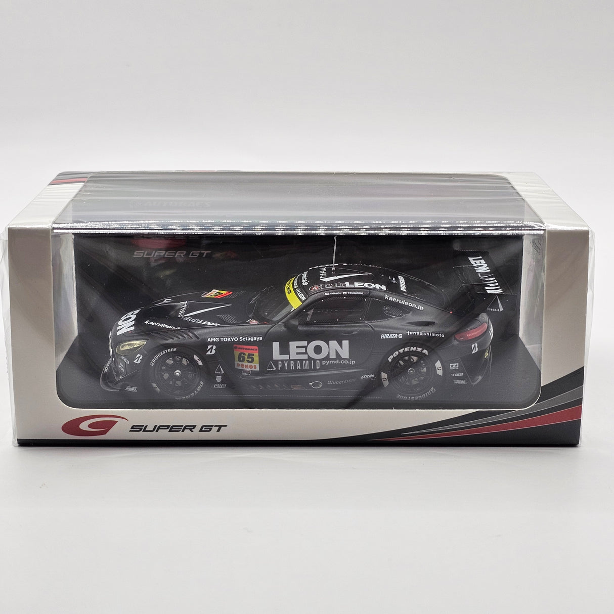 Spark Mercedes AMG GT3 Evo #65 K2 R&D LEON Racing Super GT GT300 2025 1/43 Scale