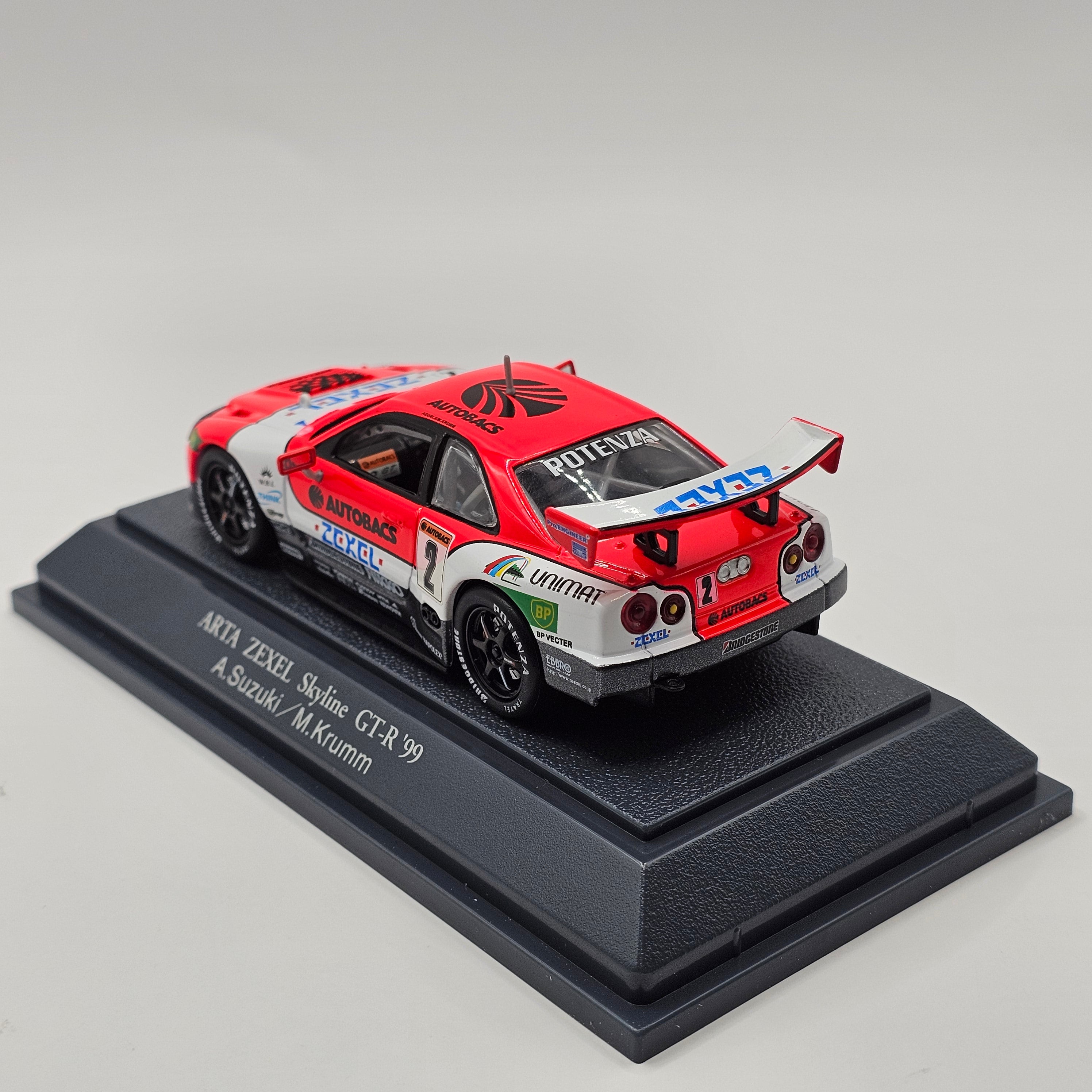 Nikko Spirit Nissan Skyline GT-R #2 ARTA Zexel JGTC GT500 1999 1/43 Sc