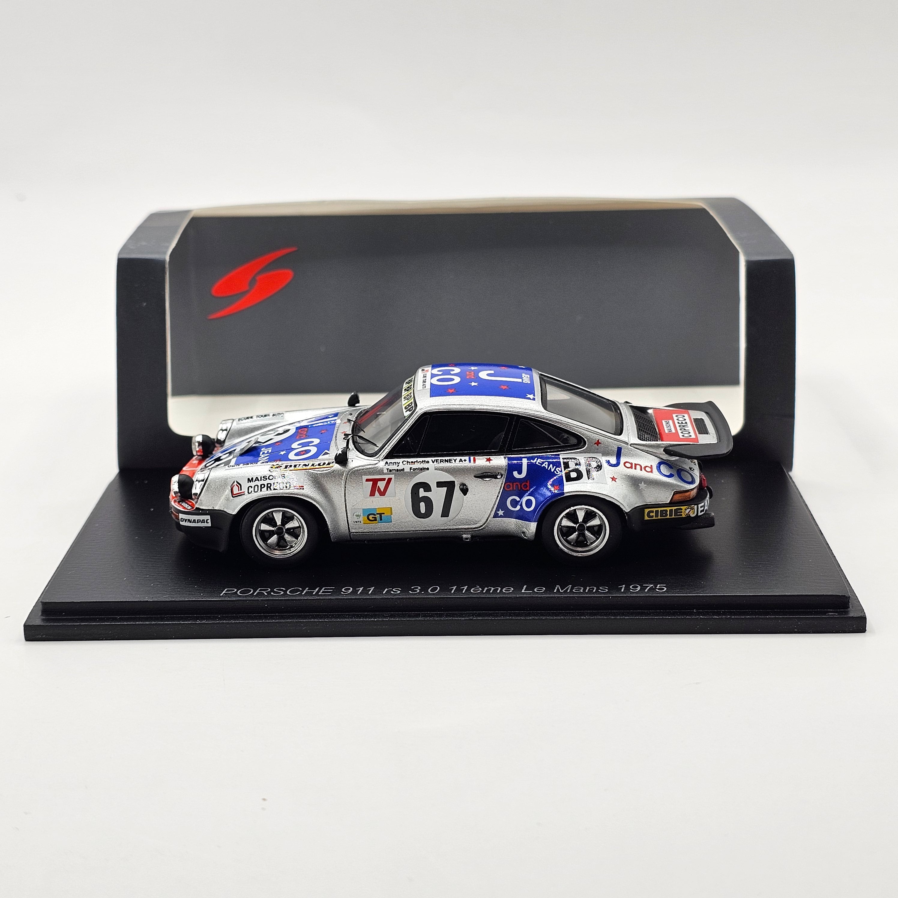 Starter Porsche 911 RS 3.8 Blue Gym #77 Le Mans 1993 1/43 resin model kit