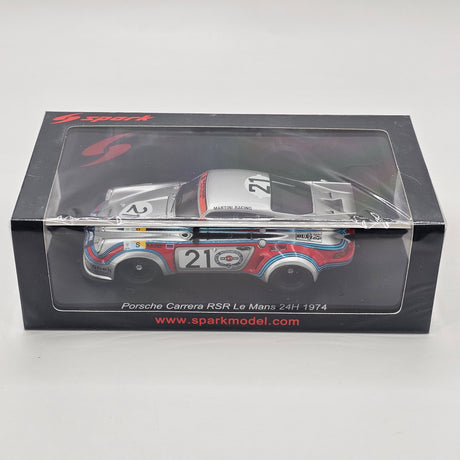 Spark Porsche 911 Carrera RSR Turbo #21 Martini Racing 24Hrs Le Mans 1974 1/43 Scale