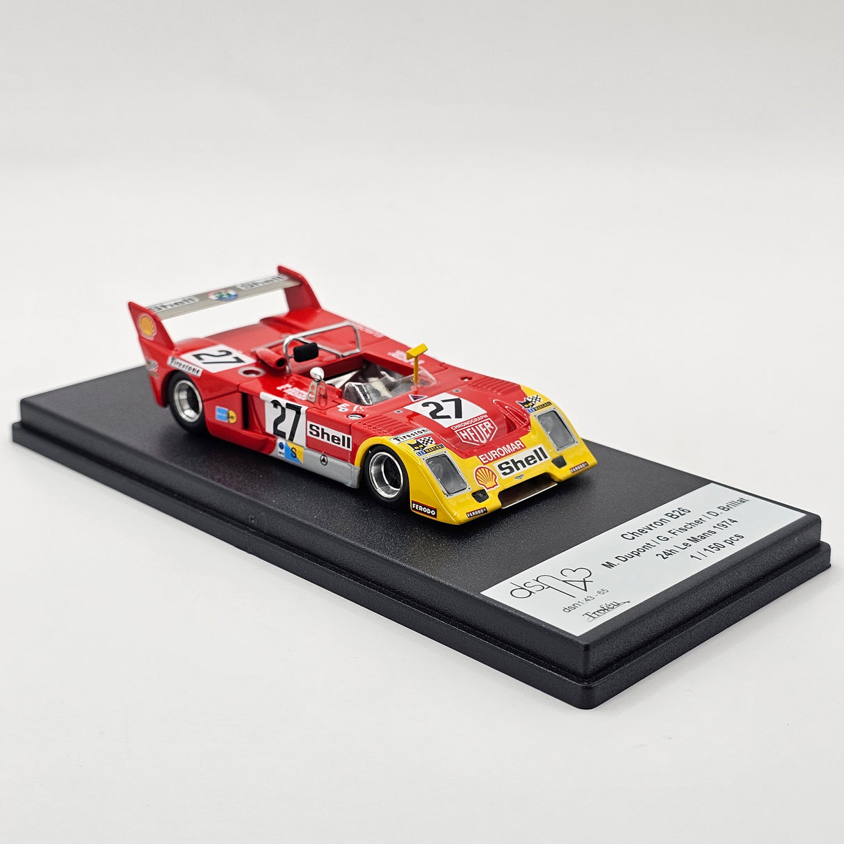 Trofeu DSN Chevron B26 #27 Michel Dupont Scato 24Hrs Le Mans 1974 1/43 Scale