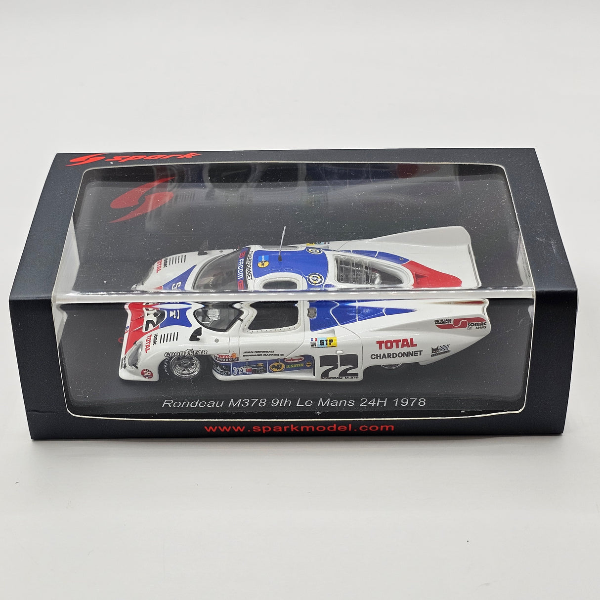 Spark Rondeau M378 #72 Jean Rondeau 24Hrs Le Mans 1978 1/43 Scale S8452