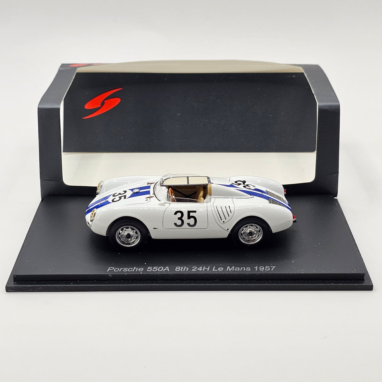 Spark Porsche 550A #35 E. Hugus 24Hrs Le Mans 1957 1/43 Scale S9720