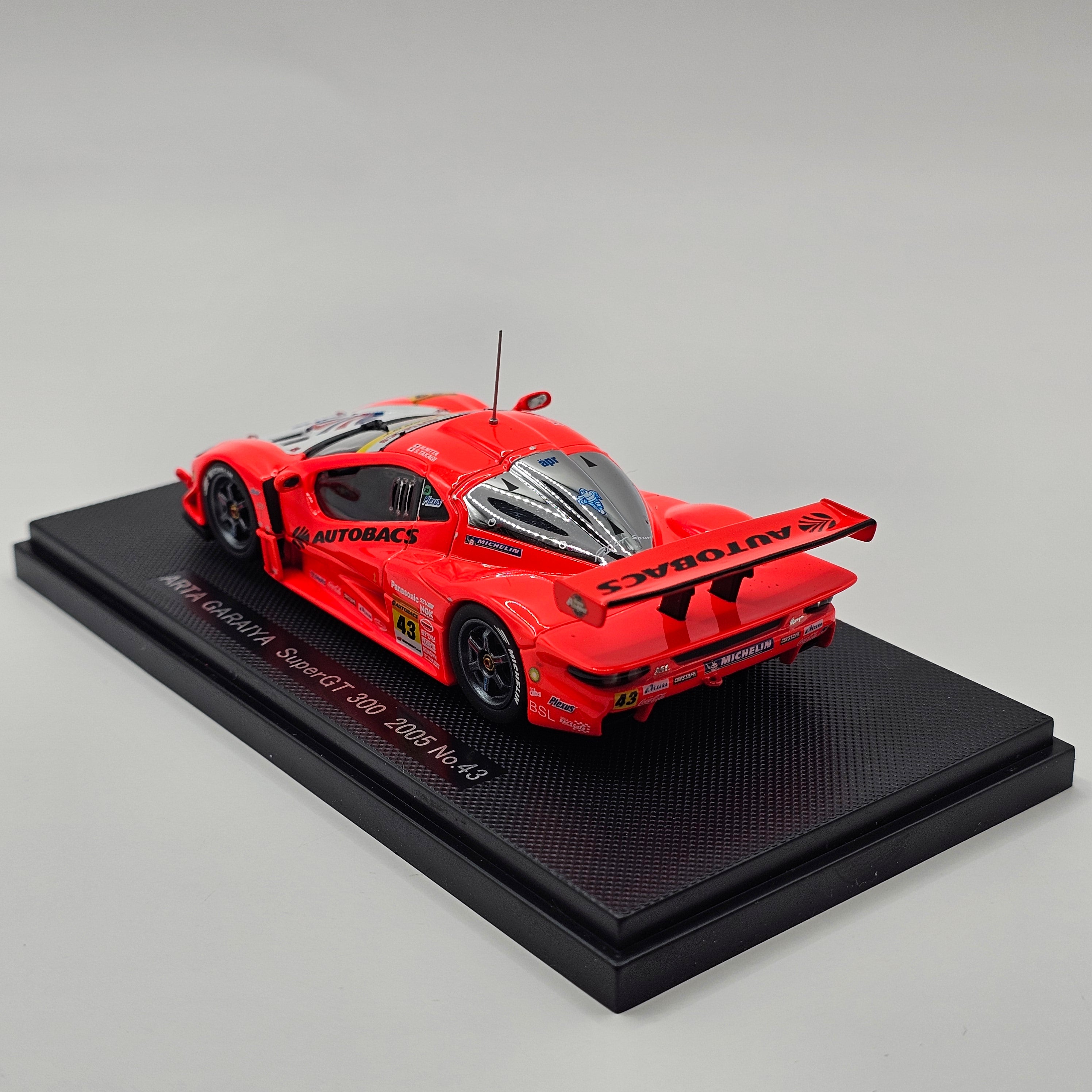 エブロARTA Garaiya SUPER GT300 2008 No.43 EBBRO ASL ARTA Garaiya #43 ARTA Super GT GT300 2005 1/43 Scale