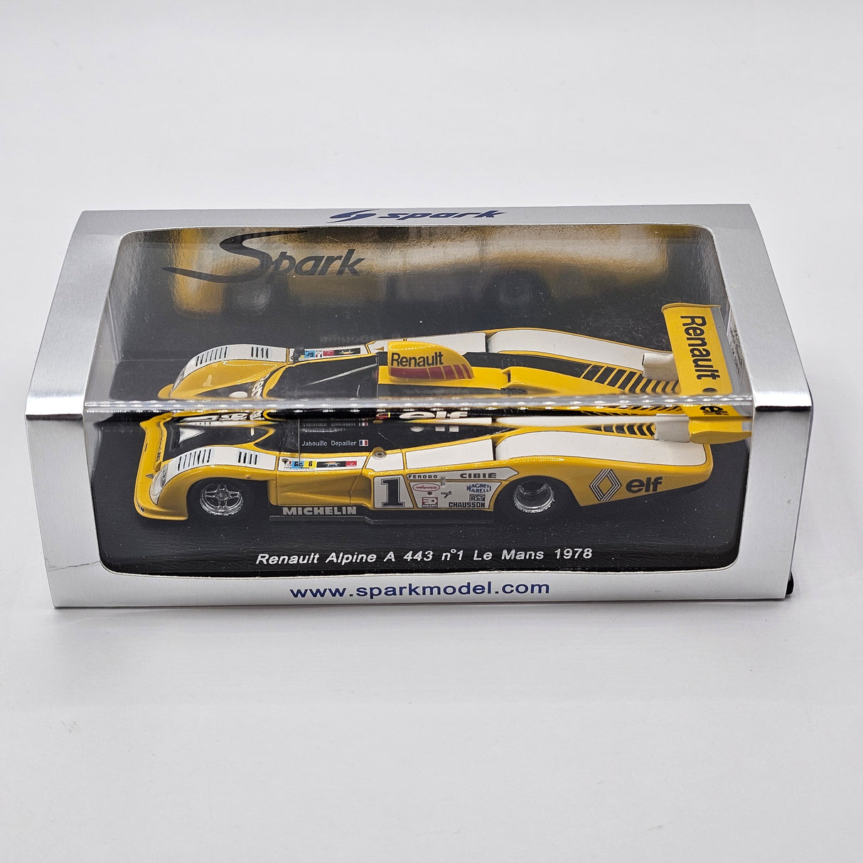 Spark Renault Alpine A443 #1 Renault Sport 24Hrs Le Mans 1978 1/43 Scale S1552