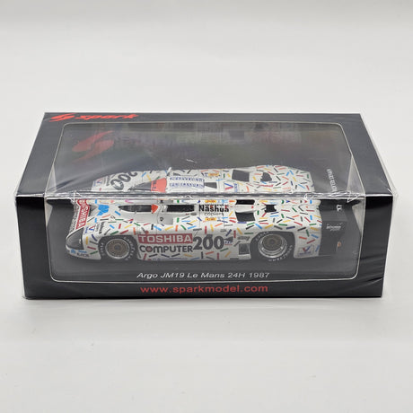 Spark Argo JM19 Toshiba #200 Dahm Cars Racing Team Le Mans 24H 1987 1/43 Scale