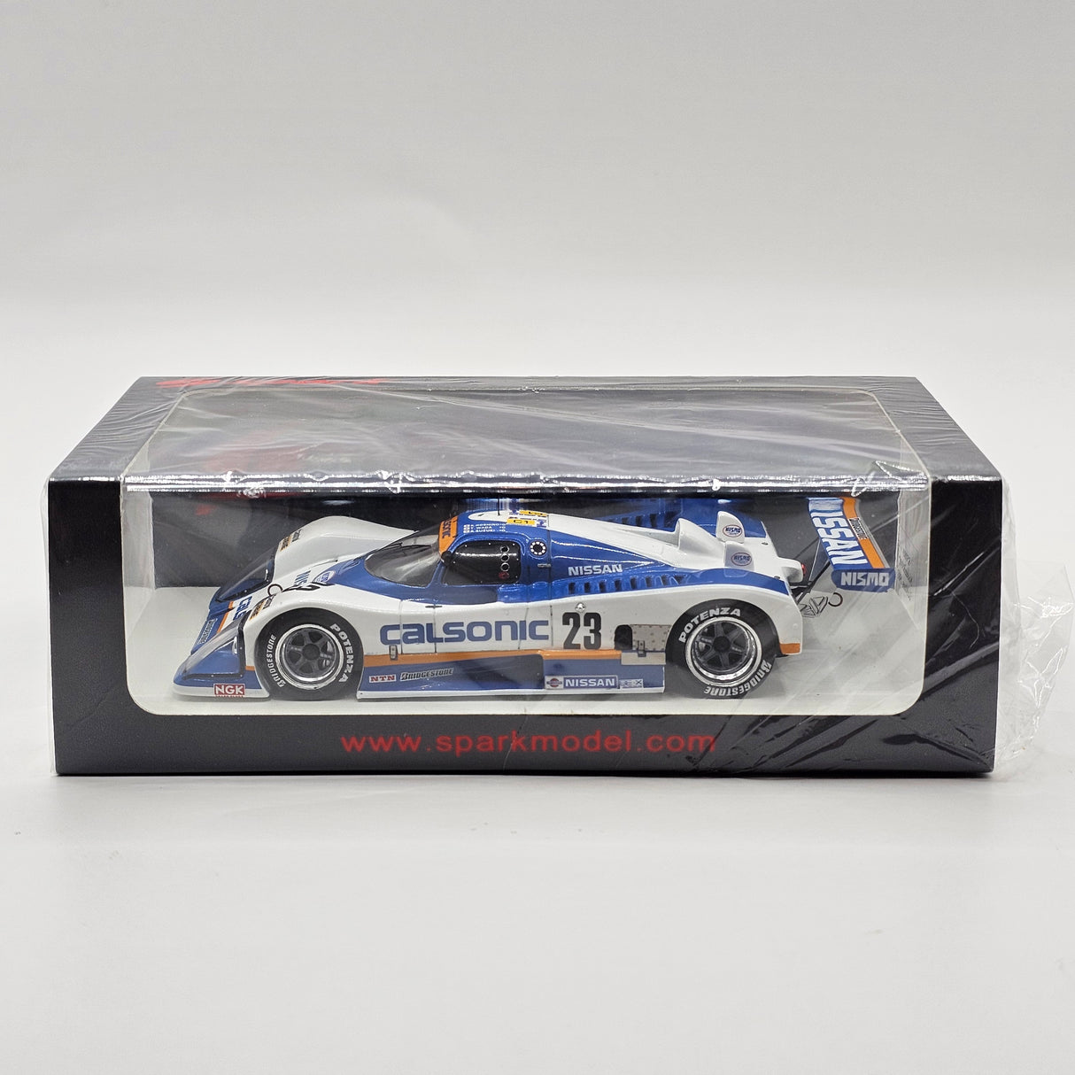 Spark March Nissan R88C #23 Team Calsonic Nissan Motorsports Le Mans 1988 1/43 Scale