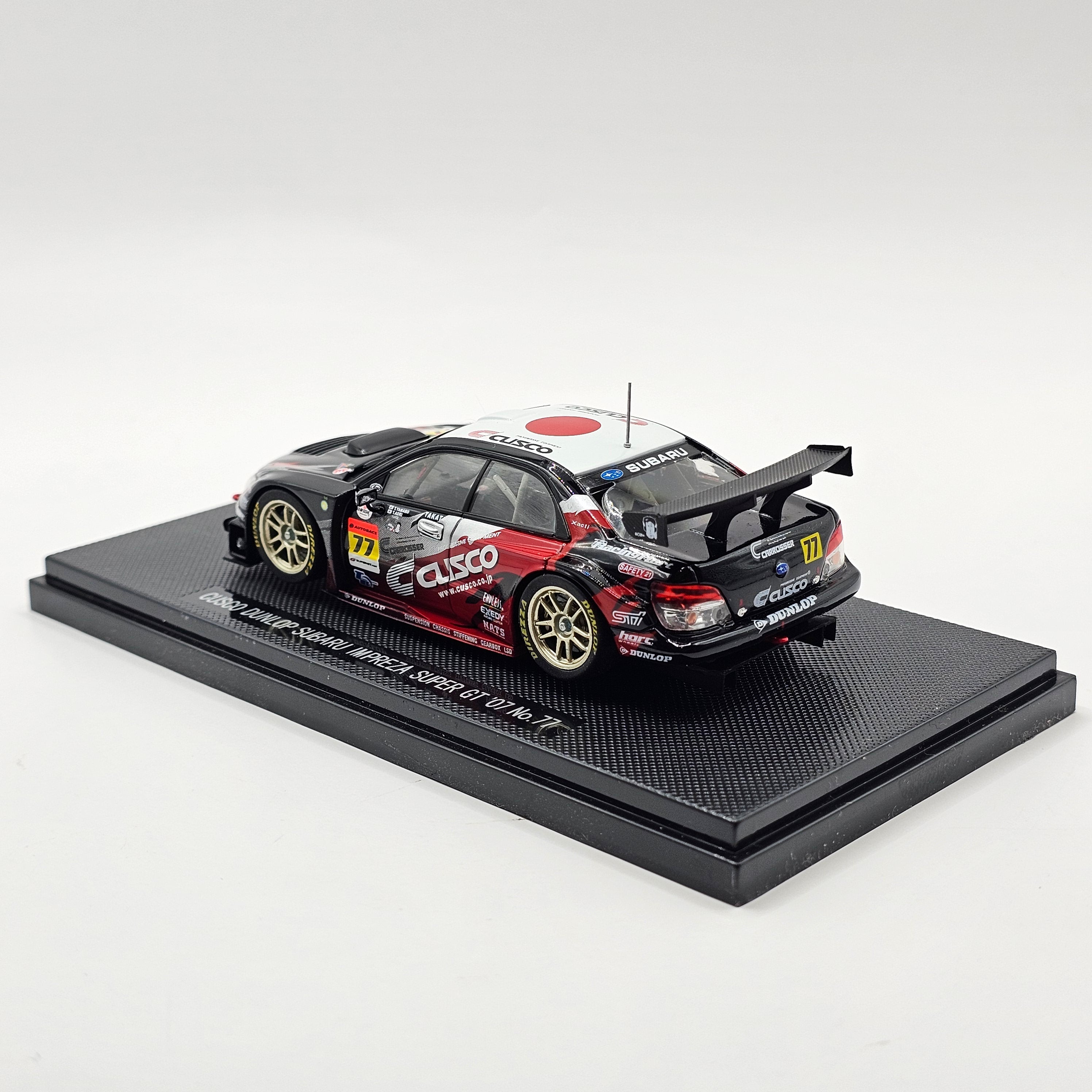 EBBRO Subaru Impreza WRX STI GT300 #77 Cusco Racing Super GT 2007 1/43