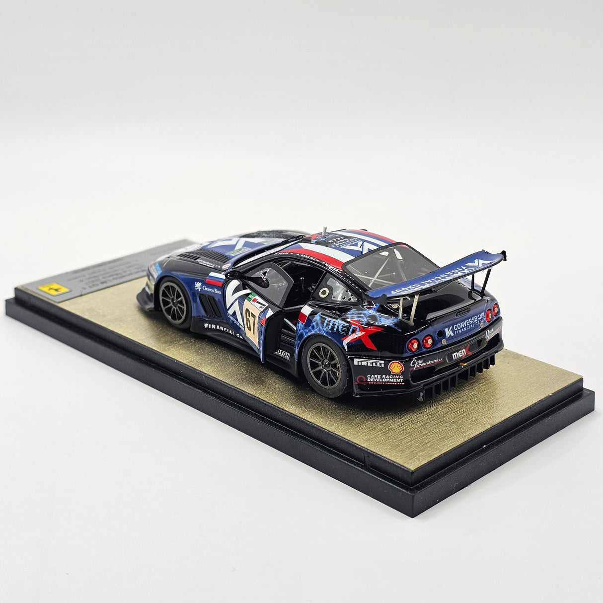 BBR Ferrari 550-GTS Maranello #67 Convers MenX Racing 24Hrs Le Mans 2007 1/43 Scale