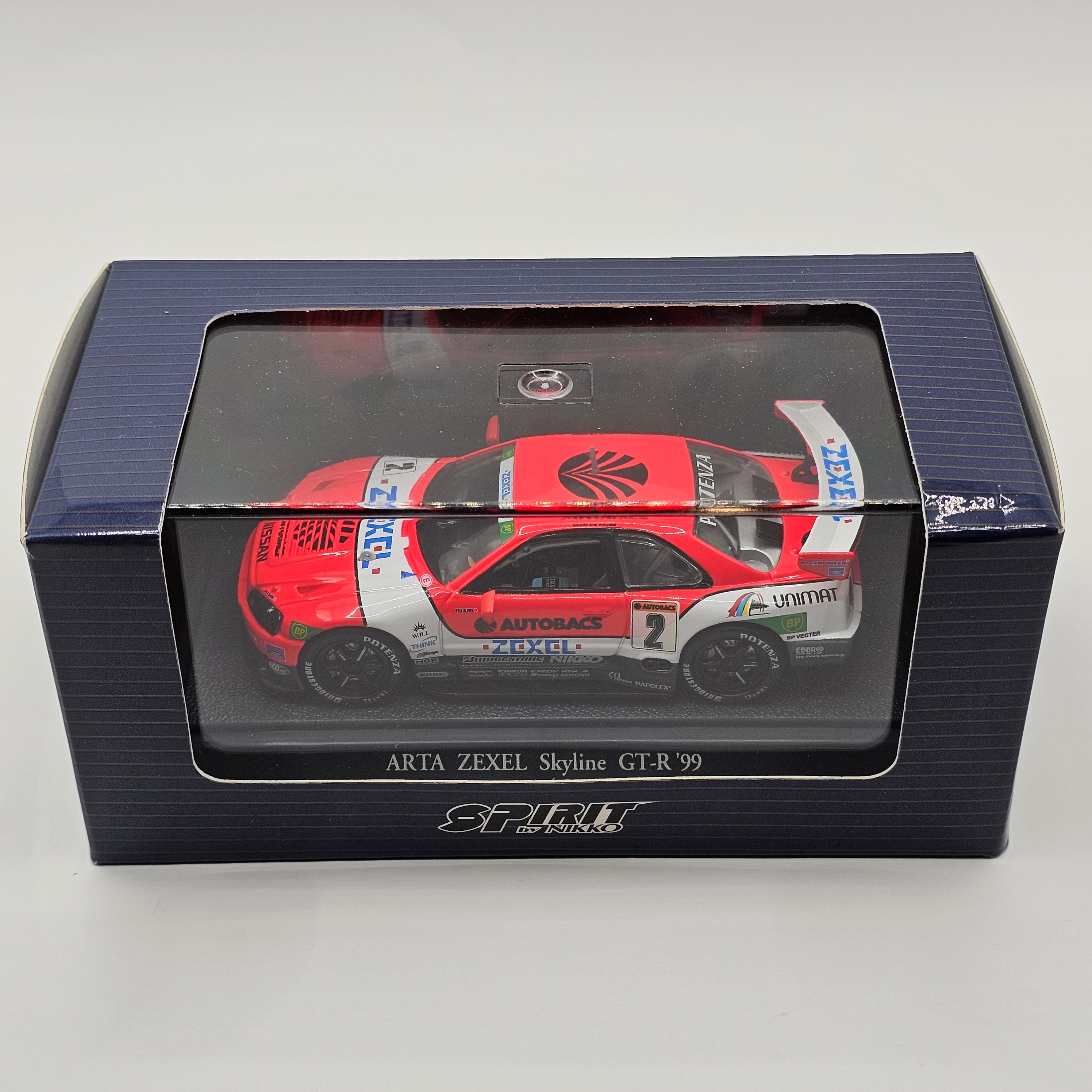 Nikko Spirit Nissan Skyline GT-R #2 ARTA Zexel JGTC GT500 1999 1/43 Sc Nikko Spirit Nissan Skyline GT-R #2 ARTA Zexel JGTC GT500 1999 1/43 Sc
