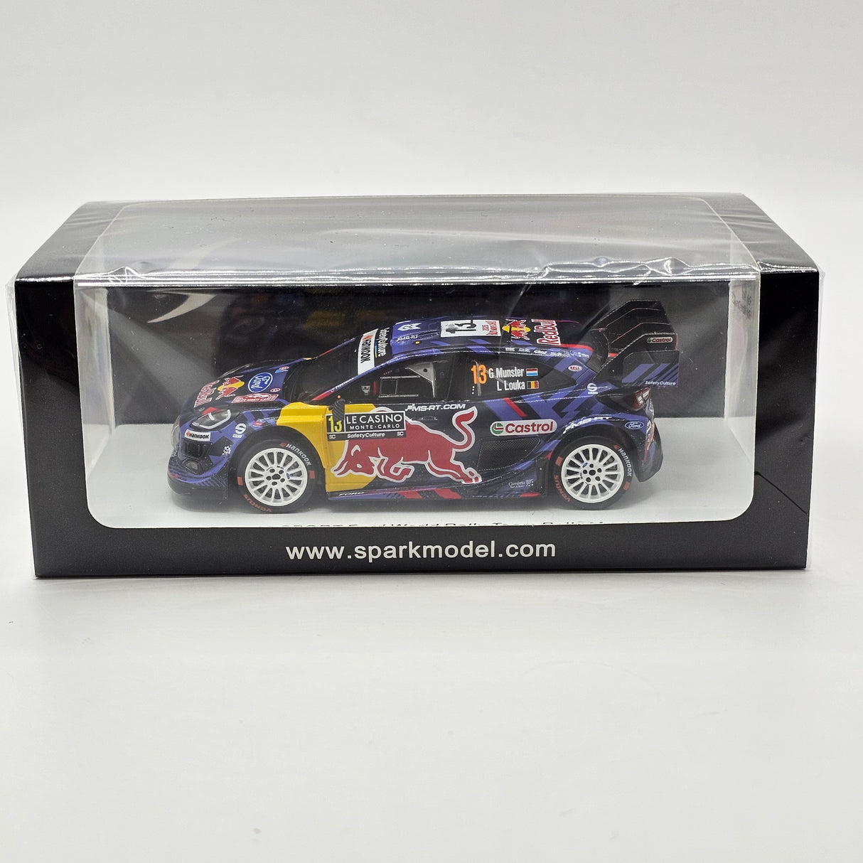 Spark Ford Puma Rally1 #13 M-SPORT Ford World Rally Team Rally Monte Carlo 2025 1/43 Scale