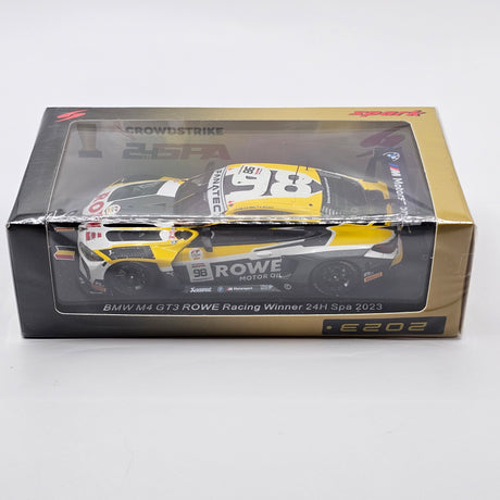 Spark BMW M4 GT3 #98 Rowe Racing Winner 24Hrs Spa 2023 1/43 Scale