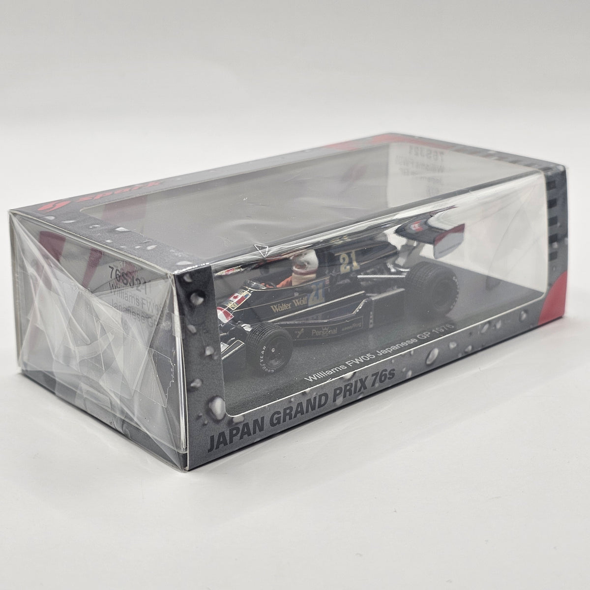 Spark Williams FW05 #21 Hans Binder 1976 Japanese F1 Grand Prix 1/43 Scale