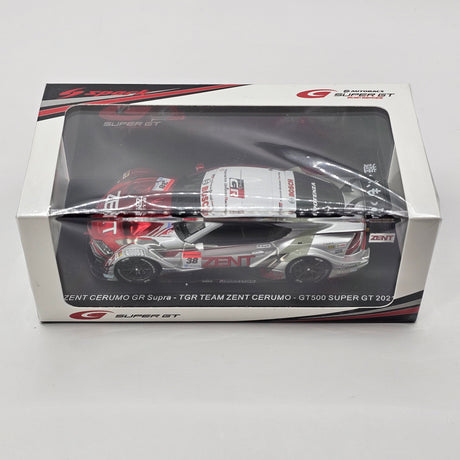 Spark Toyota GR Supra GT500 #38 TGR Team ZENT Cerumo Super GT 2021 1/43 Scale
