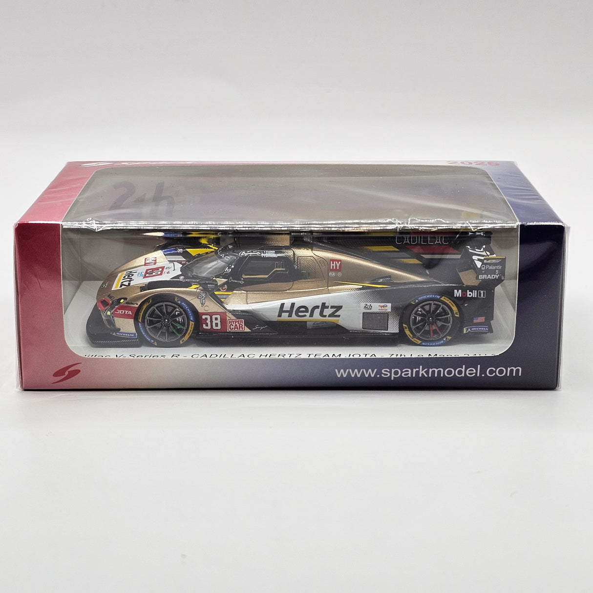 Spark Cadillac V-Series.R #38 Cadillac Hertz Team Jota 24Hrs Le Mans 2025 1/43 Scale