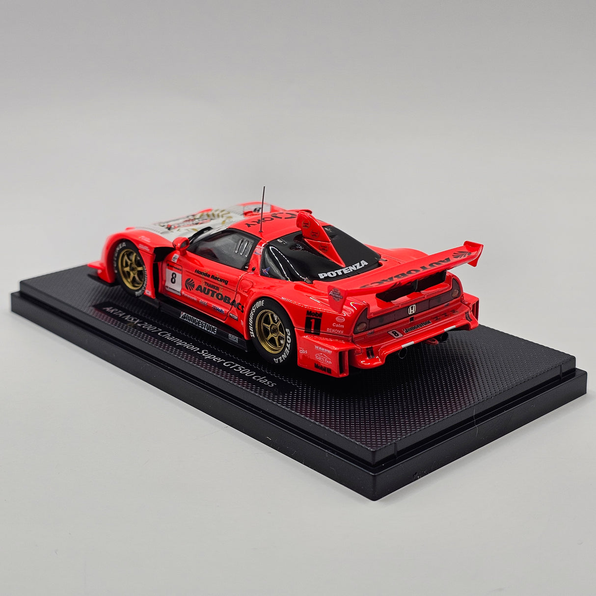 EBBRO Honda NSX GT500 #8 ARTA Super GT 2007 Champion Car 1/43 Scale