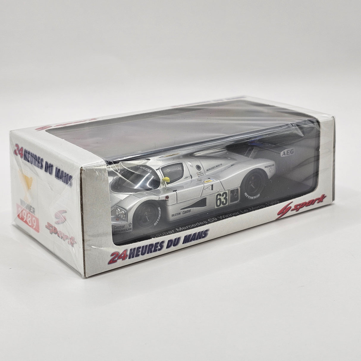 Spark Sauber C9 #63 Team Sauber Mercedes Winner 24Hrs Le Mans 1989 1/43 Scale
