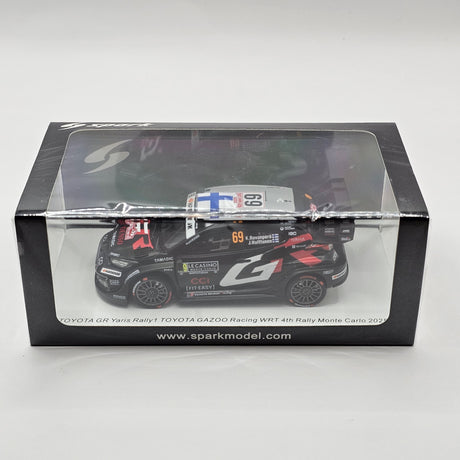 Spark Toyota GR Yaris Rally1 #69 TOYOTA GAZOO Racing WRT - 4th Rally Monte Carlo 2025 1/43 Scale