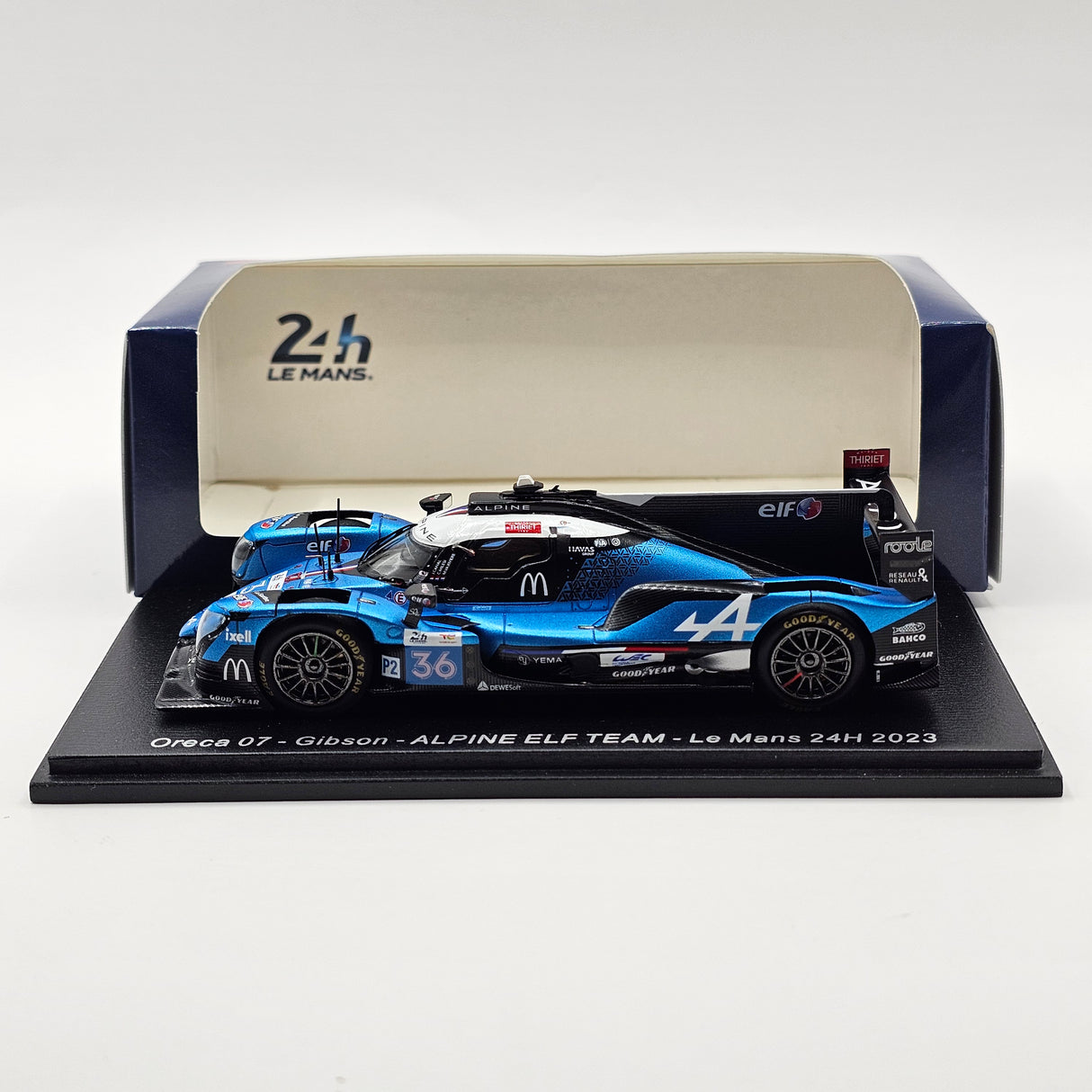 Spark Oreca 07 Gibson #36 Alpine Elf Team 24Hrs Le Mans 2023 1/43 Scale S8746