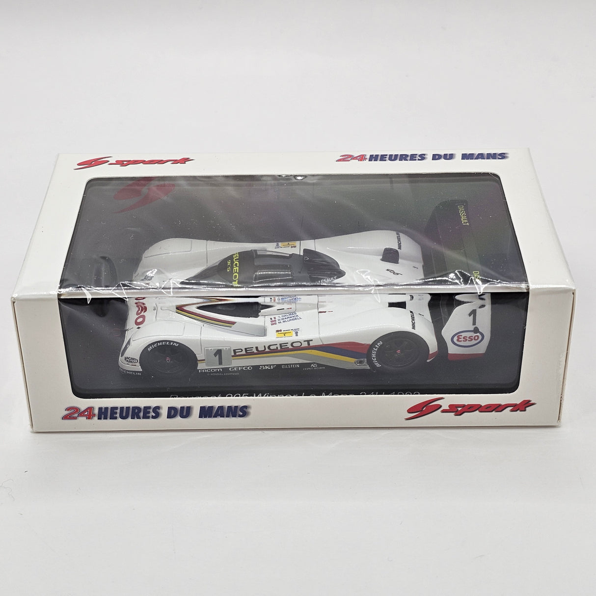 Spark Peugeot 905B #1 Peugeot Talbot Sport 24Hrs Le Mans 1992 Winner 1/43 Scale
