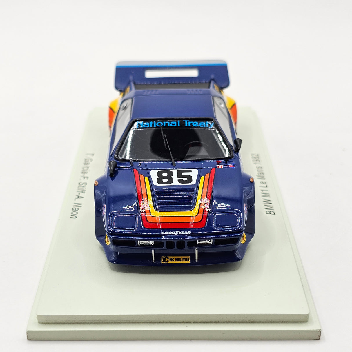Spark BMW M1 #85 Tony Garcia Racing 24Hrs Le Mans 1982 1/43 Scale S6406