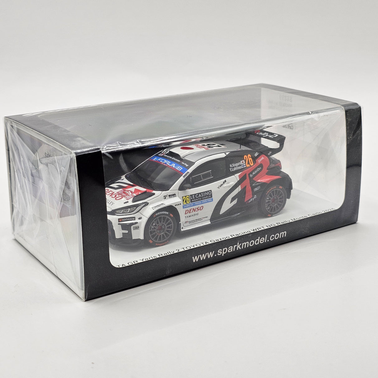 Spark Toyota GR Yaris Rally2 #26 TOYOTA Gazoo Racing WRT NG Rally Monte Carlo 2025 1/43 Scale